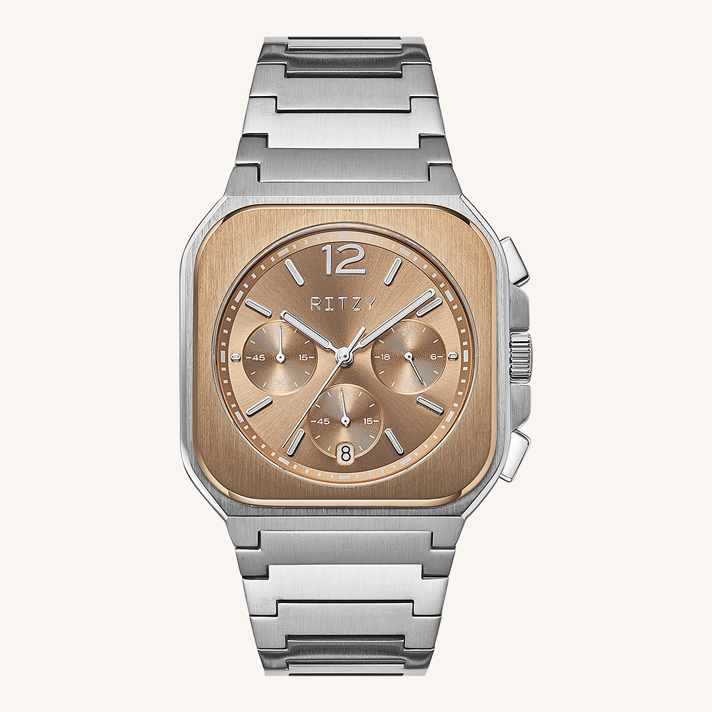 RZ2025122208 OEM/ODM Men’s Tonneau Watch | 316L SS Case, Chronograph | China Factory Direct